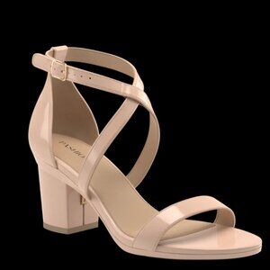 Pashion Sand Patent Sandal Block 3 & 4 inch, Stiletto 4 inch & Flat Cap